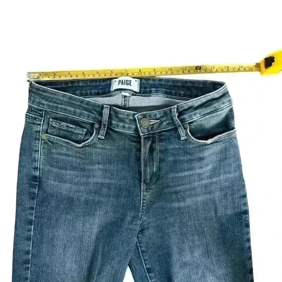 PAIGE Verdugo Ankle Straight Dark Wash Jeans Women’s Size 28 - Picture 7 of 8